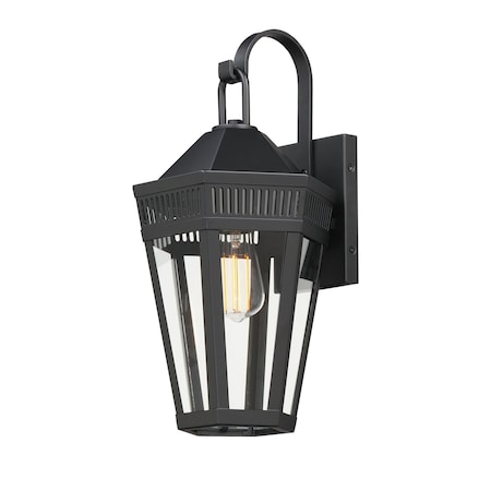 Maxim Lighting Oxford Outdoor 1-Light Wall Sconce Large, Black 30592CLBK